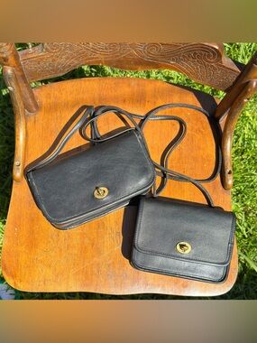 Set of vintage Coach bags